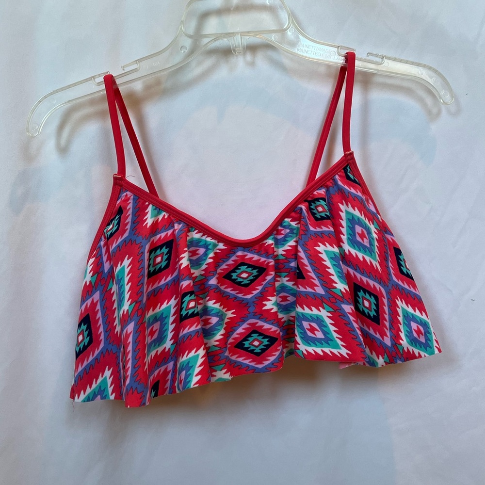 Hollister Geometric Bikini Top